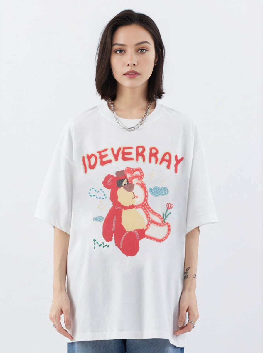IDEVERRAY Cute Bear T-shirt
