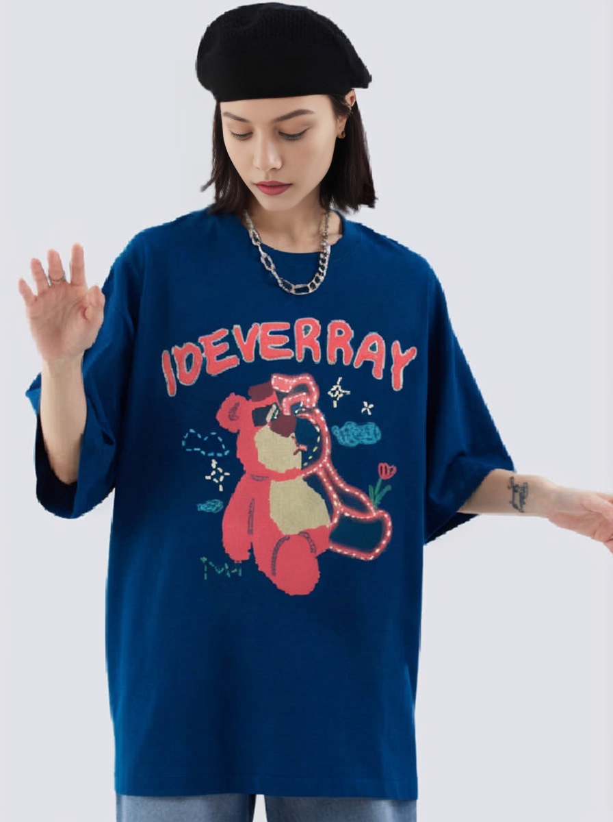 IDEVERRAY Cute Bear T-shirt