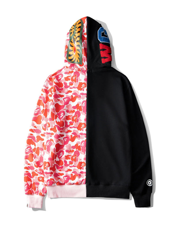 Ape Color Camo Shark Full Zip Hoodie