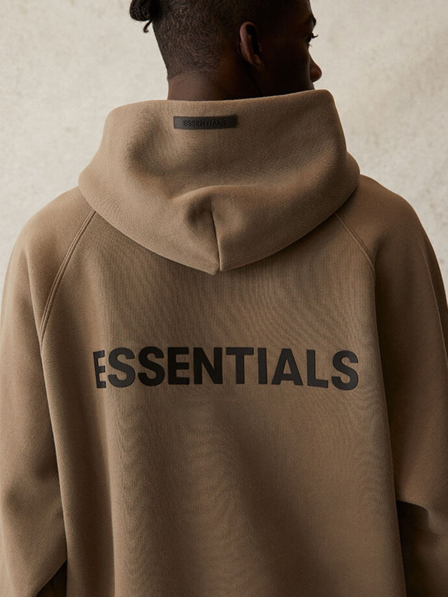 Essential hoodie olive hot sale