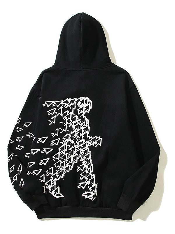 Y2K Hoodie Graffiti Pullovers Hip Hop