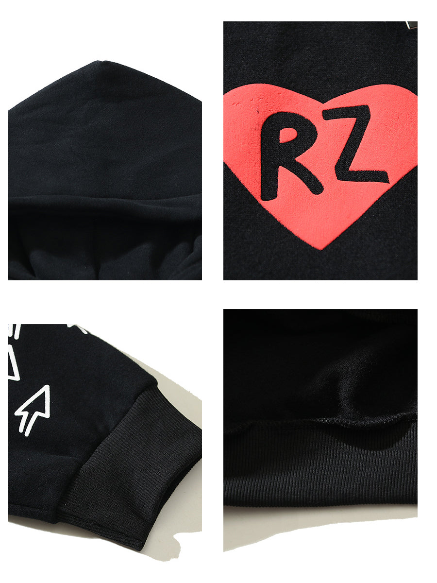 Y2K Hoodie Graffiti Pullovers Hip Hop