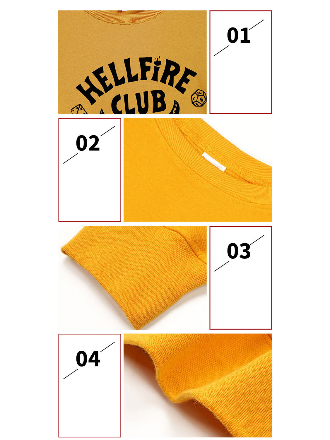 Stranger Things 4 Hellfire Club Sweatshirt Crewneck
