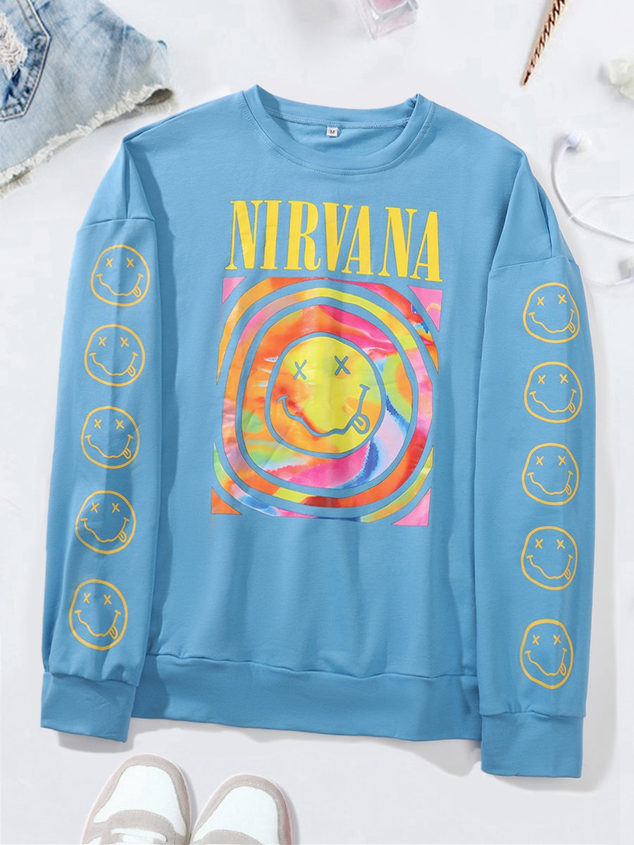 Nirvana Gray Face Crewneck Sweatshirt