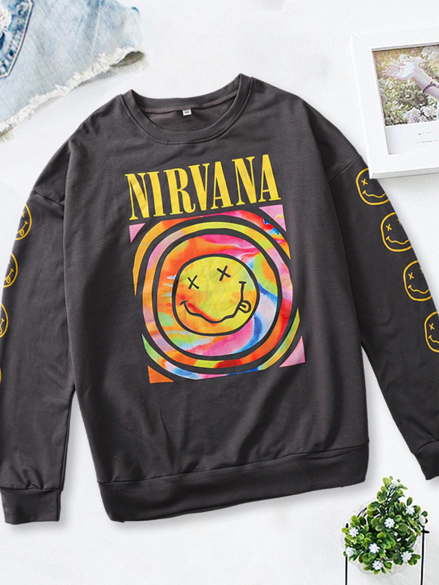 Nirvana Gray Face Crewneck Sweatshirt