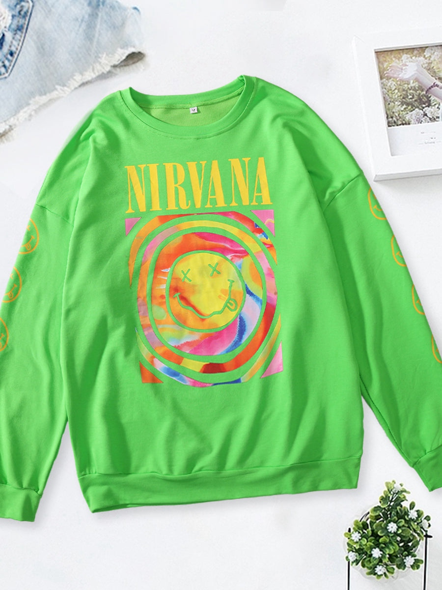 Nirvana Gray Face Crewneck Sweatshirt