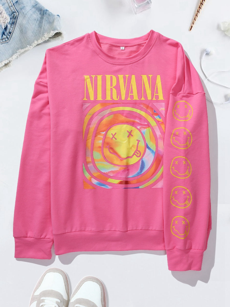 Nirvana Gray Face Crewneck Sweatshirt