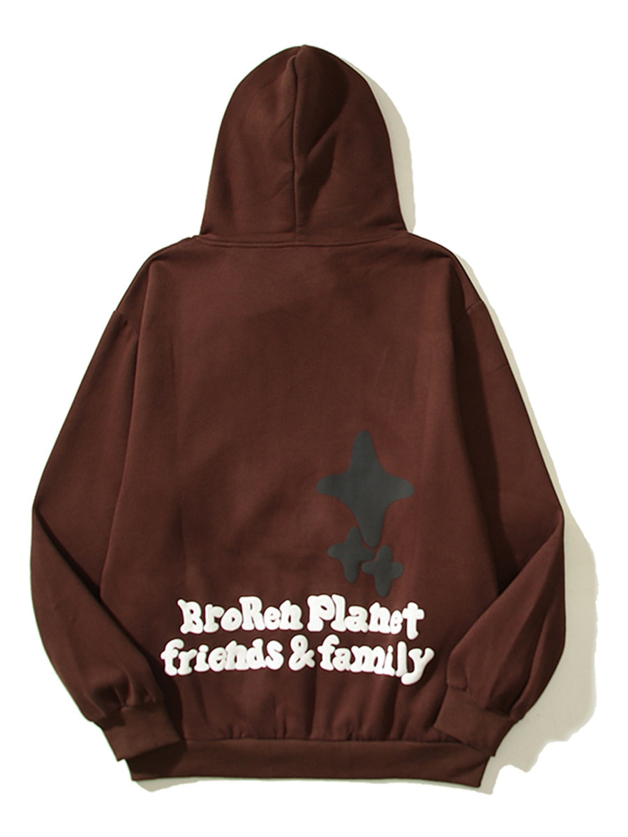 Dark Hours Broken Planet Friends & Family Thermal Hoodie