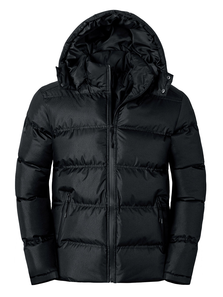 Men's Hooded Insulated Jacket KeepShowing