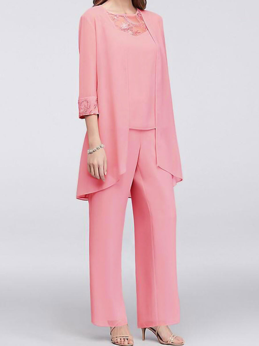 3pcs Fashion Plus Lace Suits KeepShowing