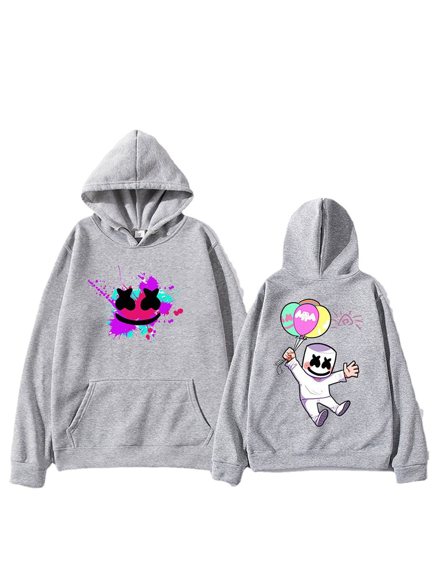 Marshmello Take Balloon Anime Hoodie