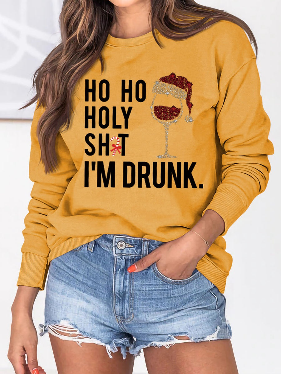 Holy I AM Drunk Women Sweatshirts KeepShowing