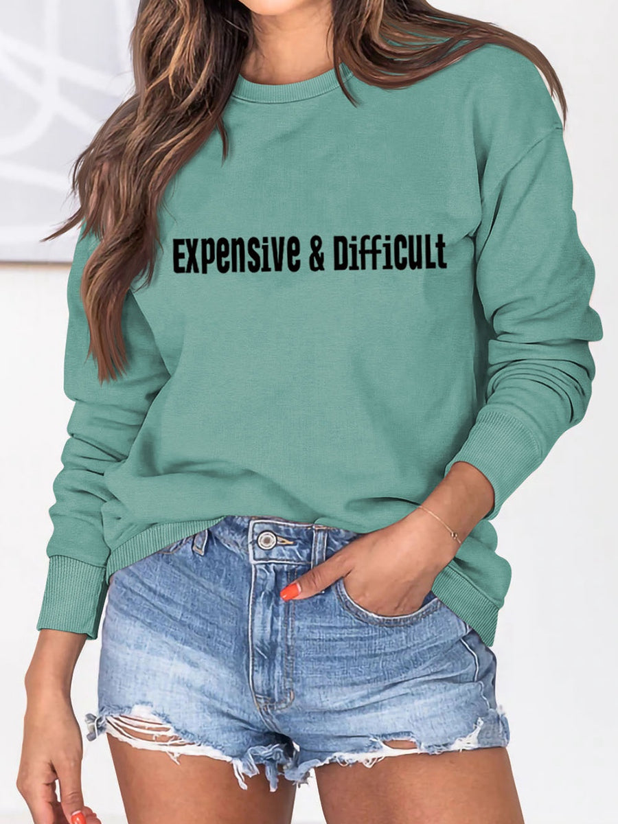 Expensive Difficult Women Casual Sweatshirts KeepShowing