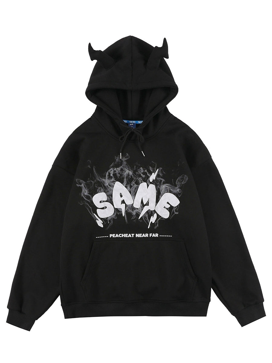 Unisex Devil Hooded Sweatshirts