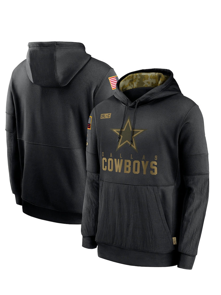 Unisex Cowboys Front Pullover Hoodie