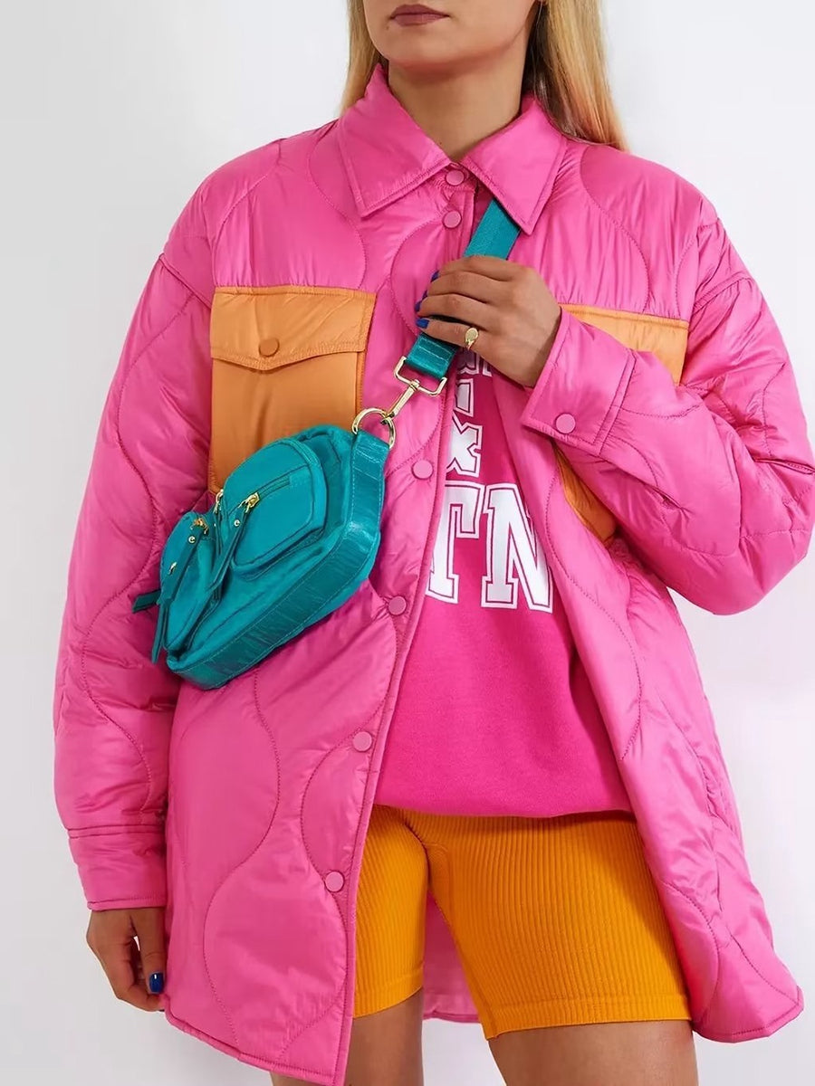 Colorful Women Winter Outwear keepshowingshop