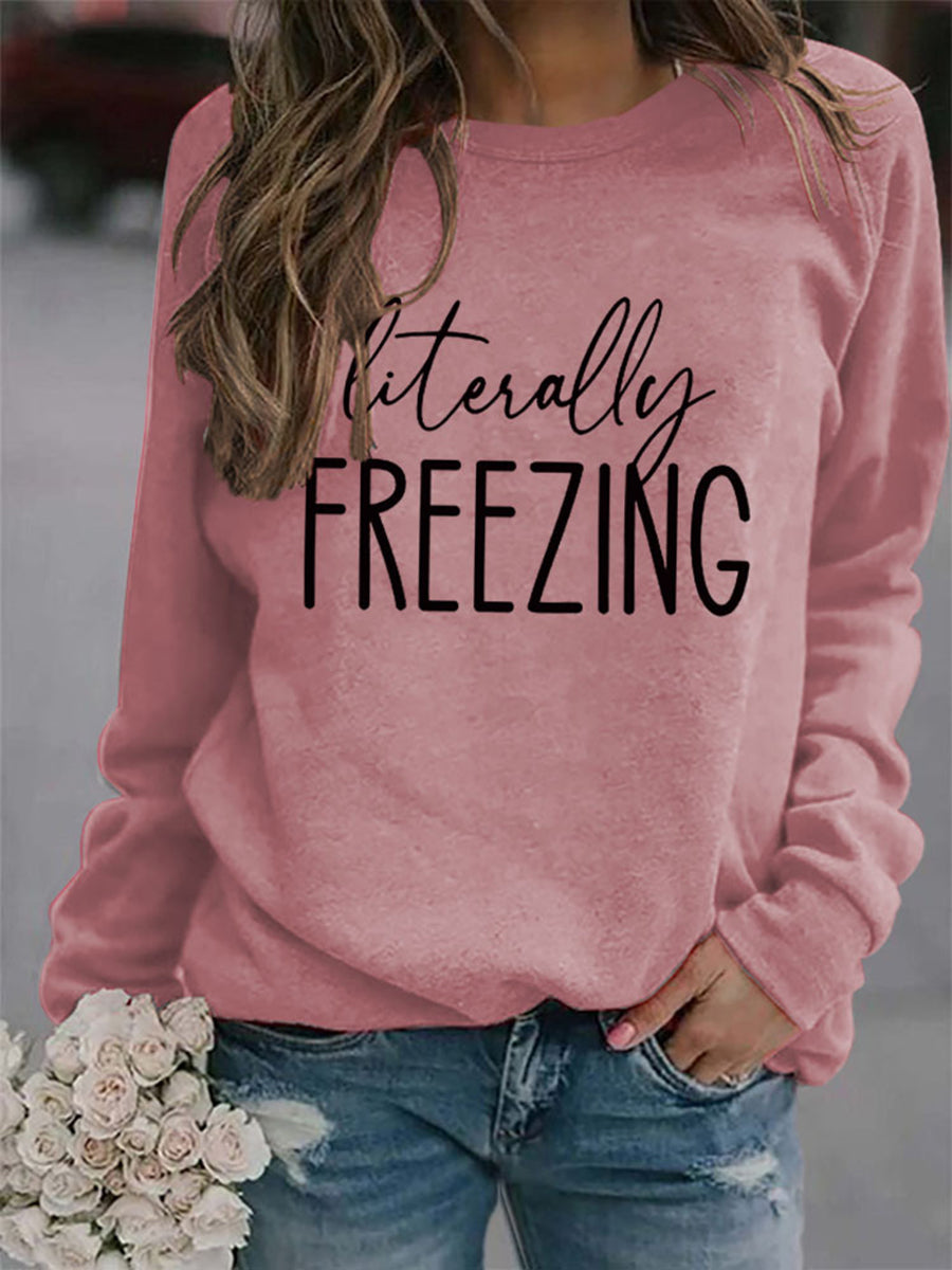 Literally Freezing Oversized Sweatshirts