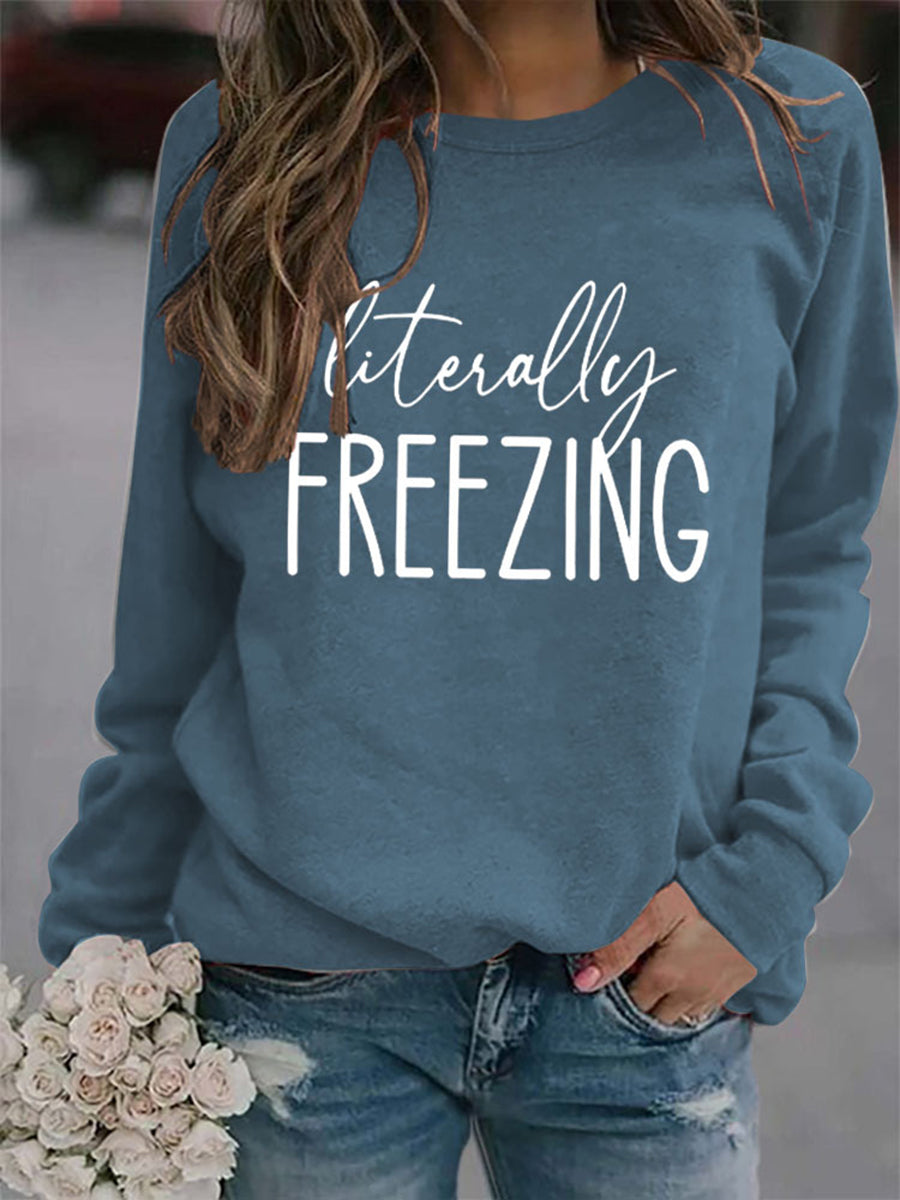Literally Freezing Oversized Sweatshirts