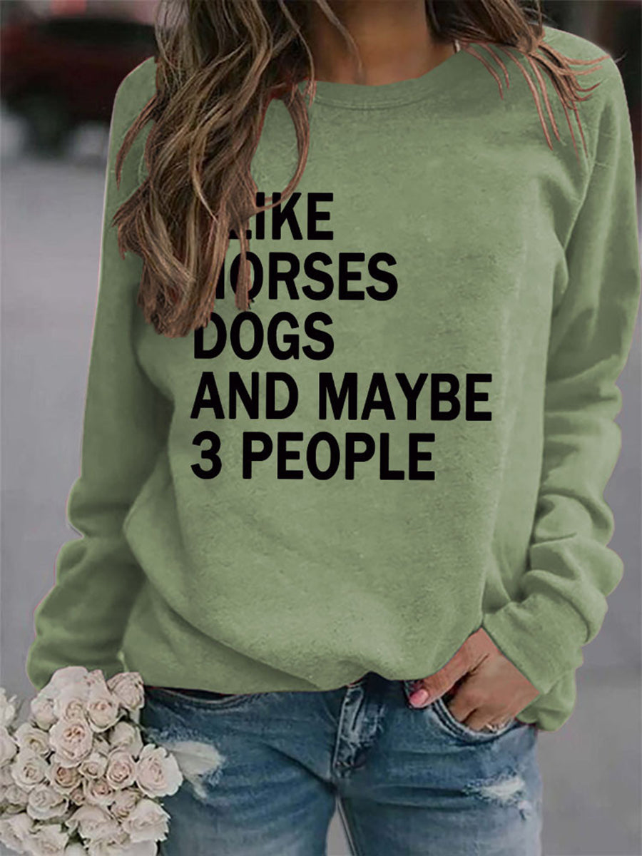 Fashion I LIKE HORSES Sweatshirts