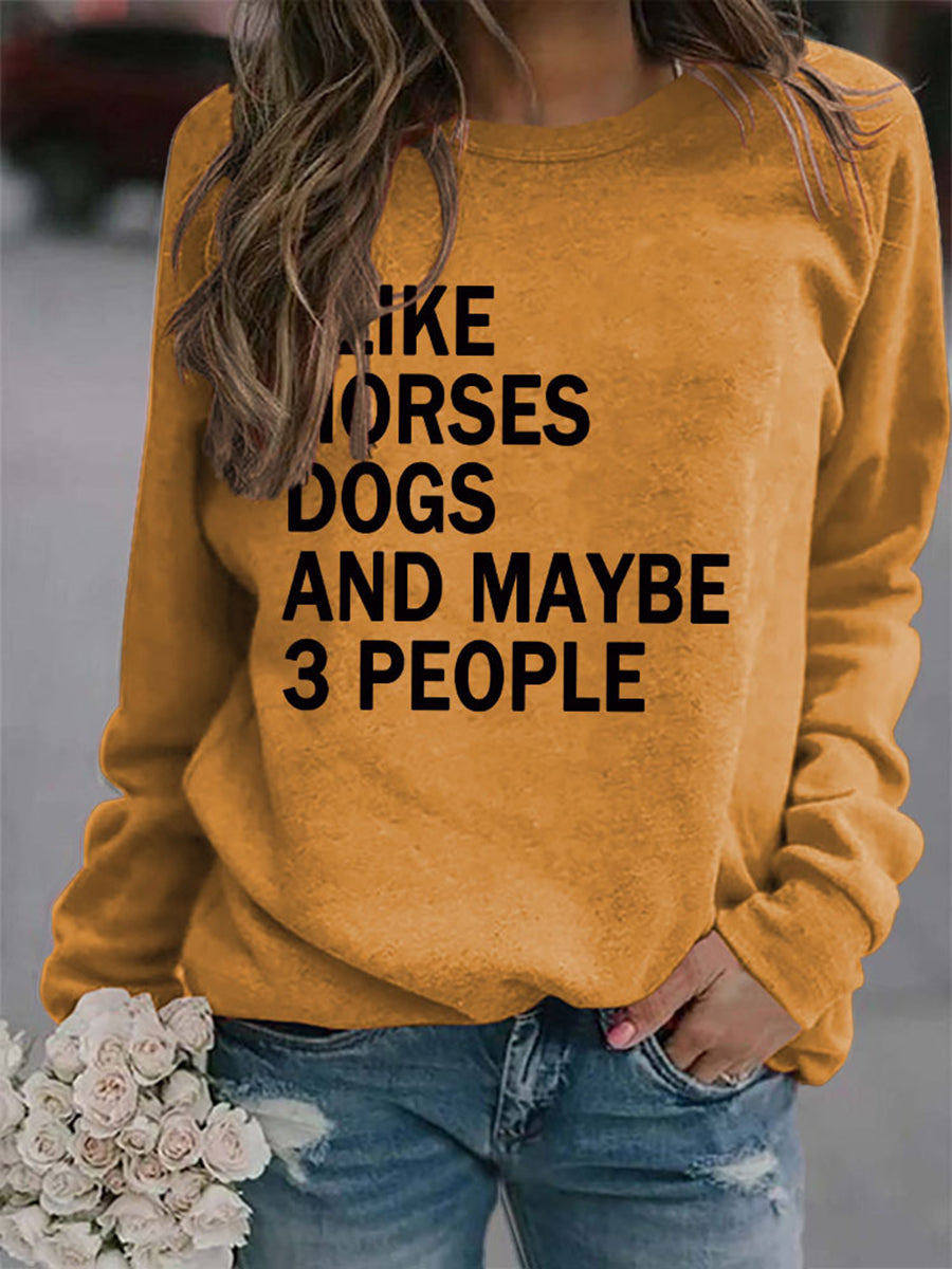 Fashion I LIKE HORSES Sweatshirts KeepShowing
