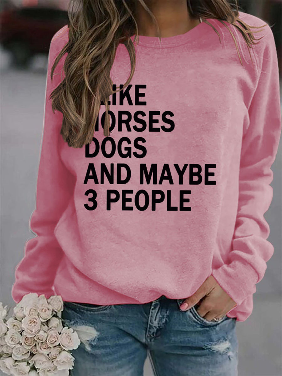 Fashion I LIKE HORSES Sweatshirts KeepShowing